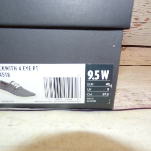 NEW Men\'s ROCKPORT Beckwith 4 Eye Plain Toe Sneaker 9.5 W CI4518 NEW IN BOX!! main image 5